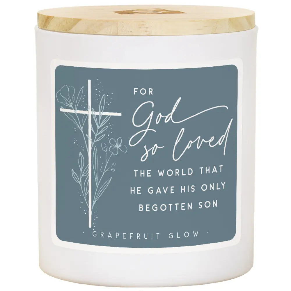 God So Loved Candle