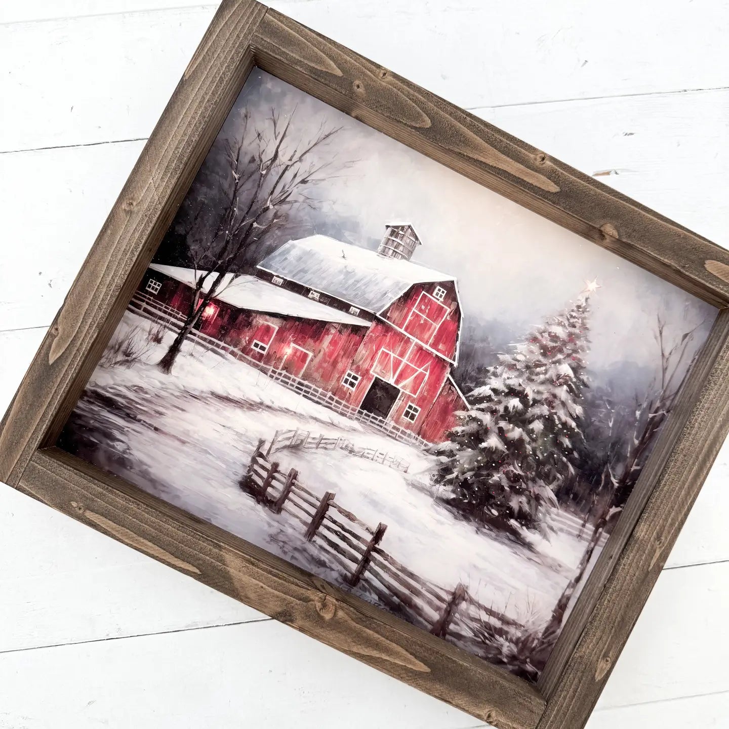Red Barn Print