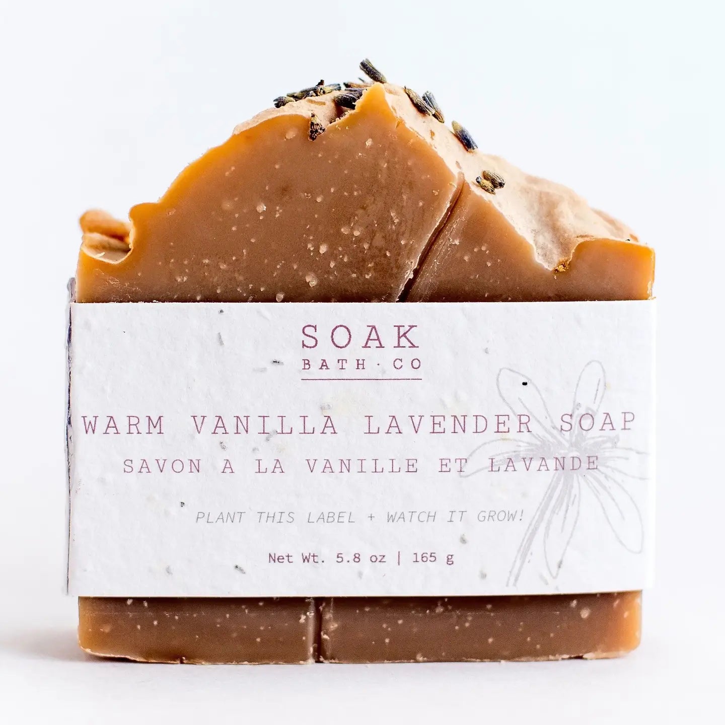 Warm Vanilla Lavender Soap Bar