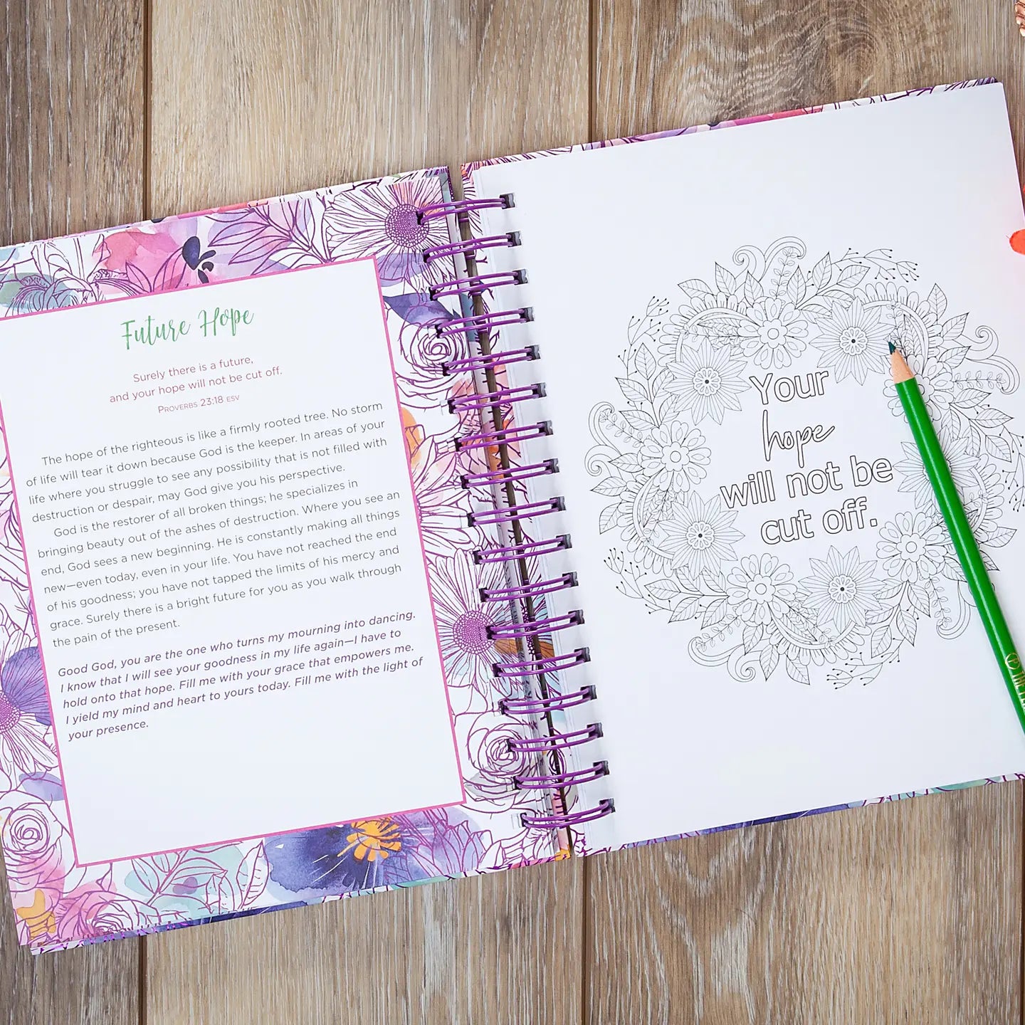 Hope For Today {Devotional Coloring Book}