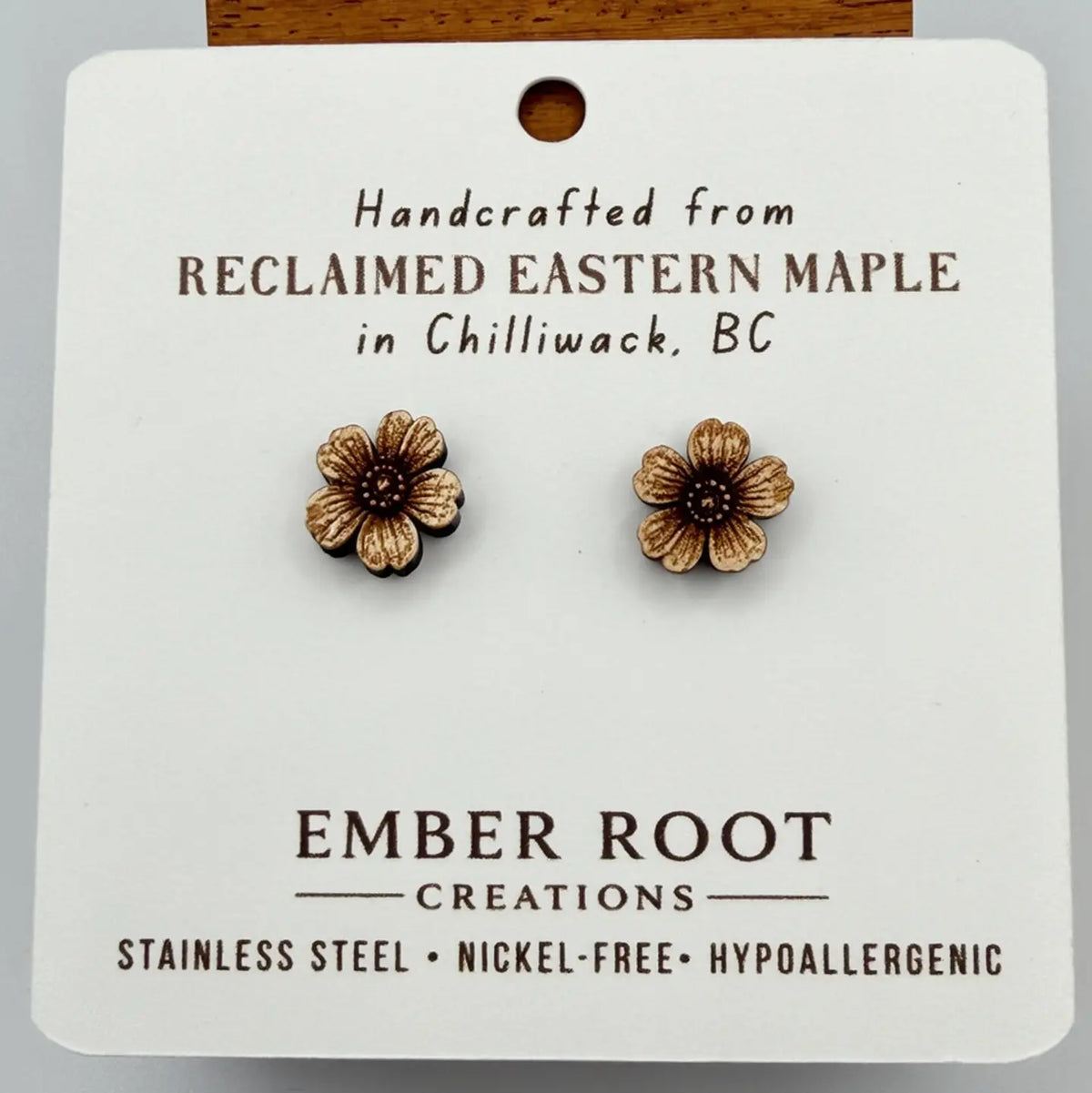 Wild Rose Stud Earrings