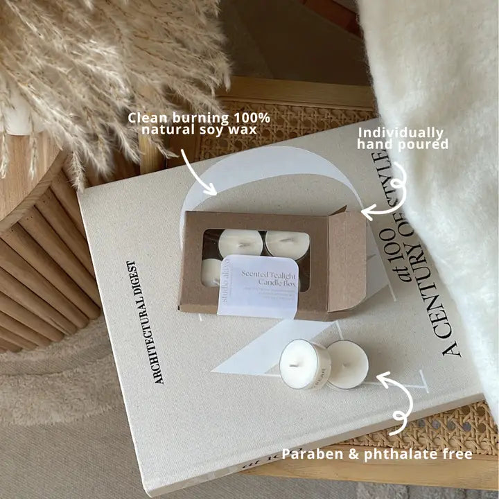 Light Candle Box | Pack of 6 | Variety of Scents