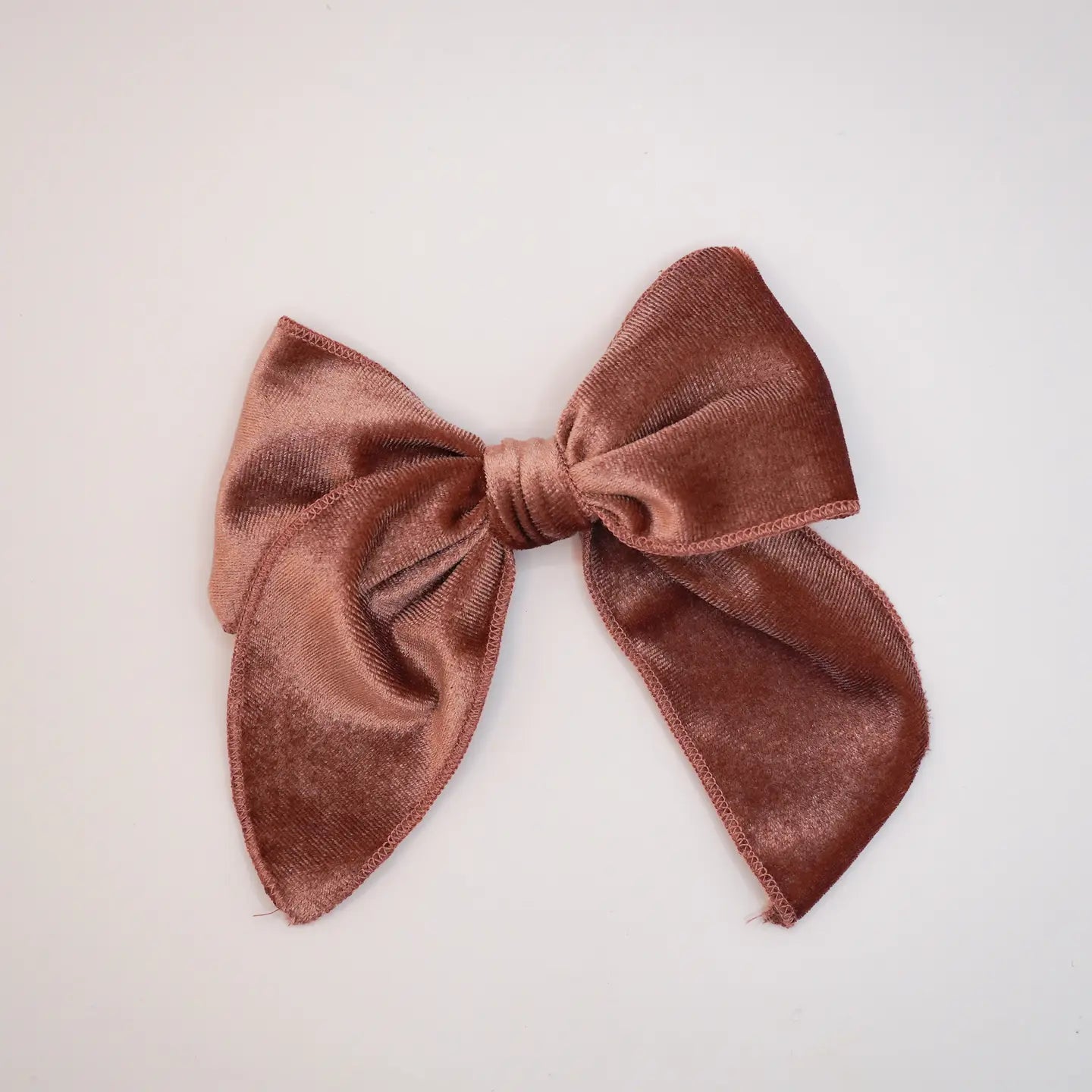 Luxe Velvet Champagne Hair Bow