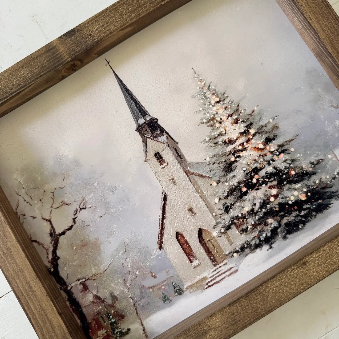 Winter Church Print