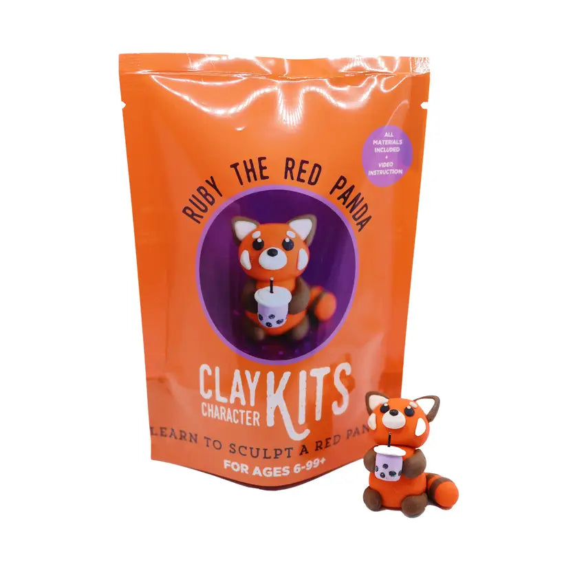 Red Panda Diy Polymer Clay Kit