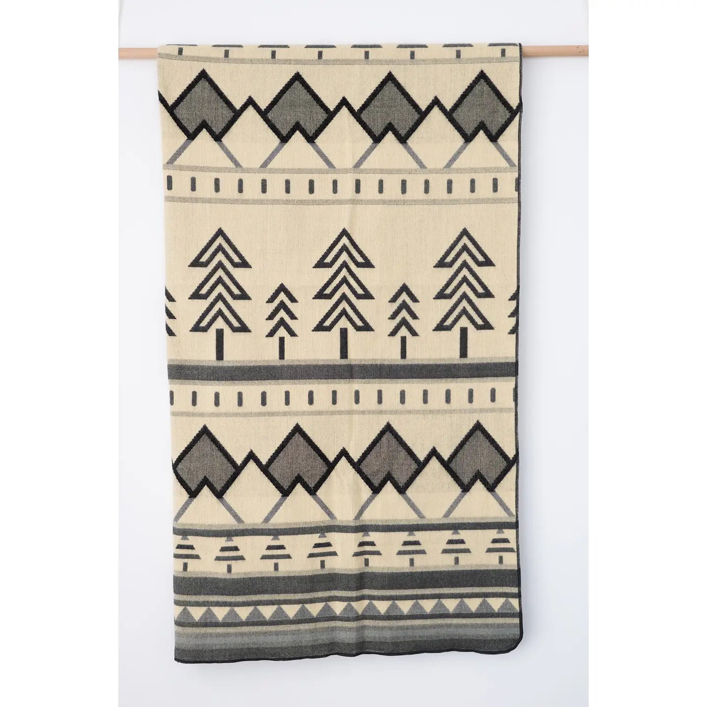 Tree Line Throw Blanket - Nightfall