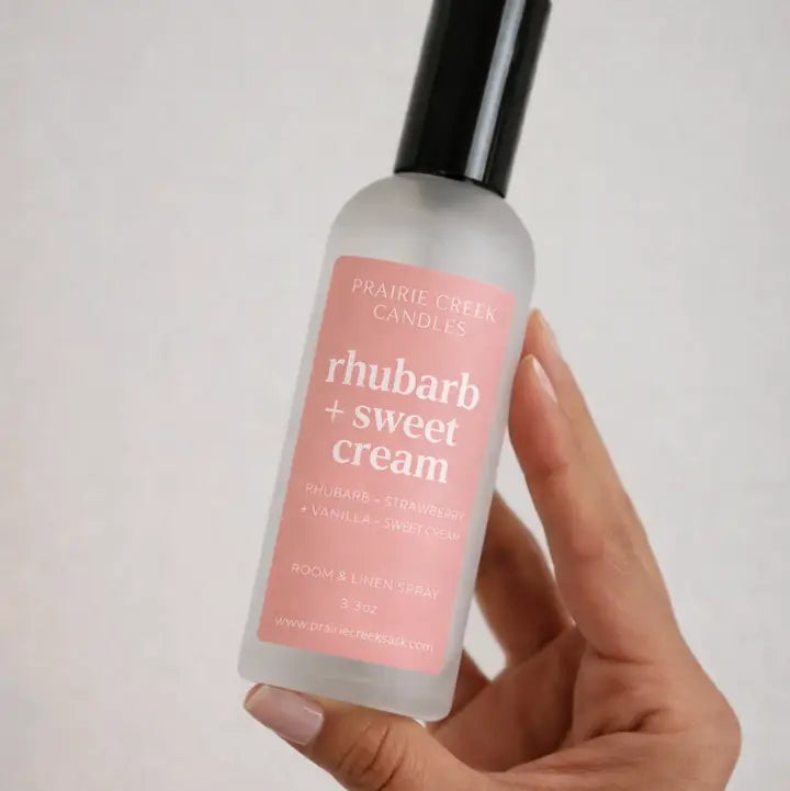 Rhubarb & Sweet Cream | Non Toxic Room & Linen Spray