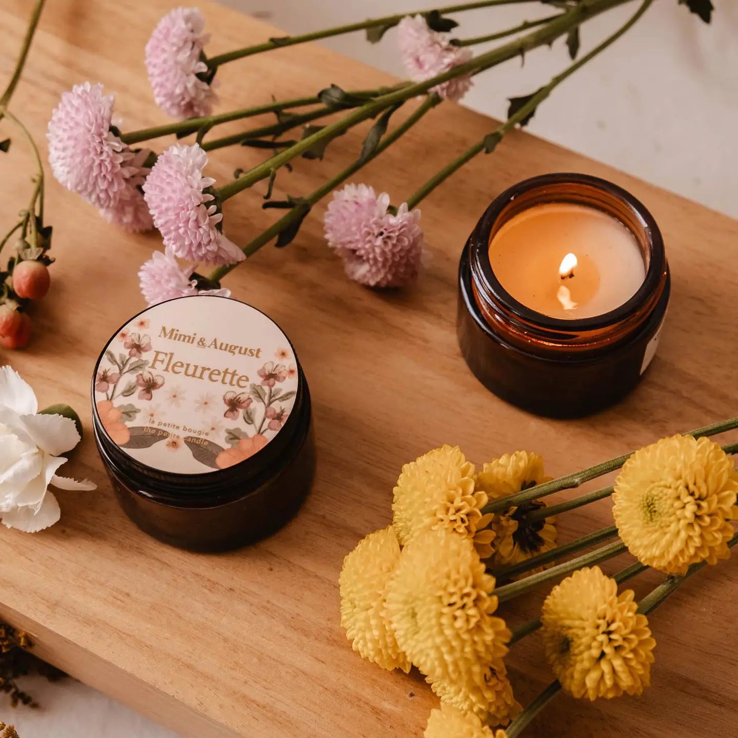 Fleurette Mini Candle