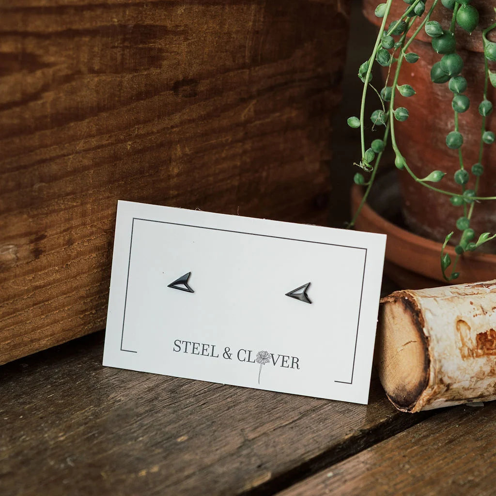 Flint Fire Stud Earrings