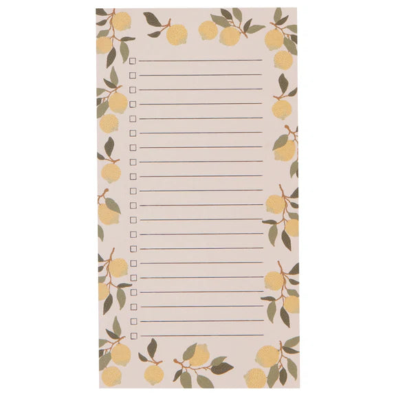 Notepad List It Lemons