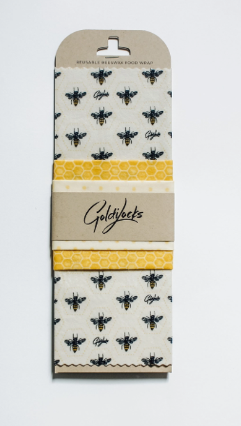 Beeswax Food Wraps 3pk, Variety of Patterns