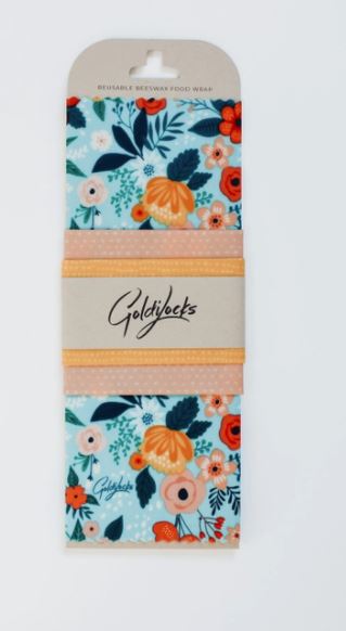 Beeswax Food Wraps 3pk, Variety of Patterns