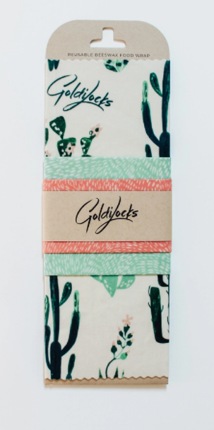 Beeswax Food Wraps 3pk, Variety of Patterns