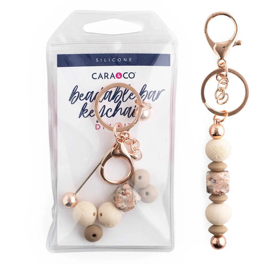 Beadable Bar Keychain