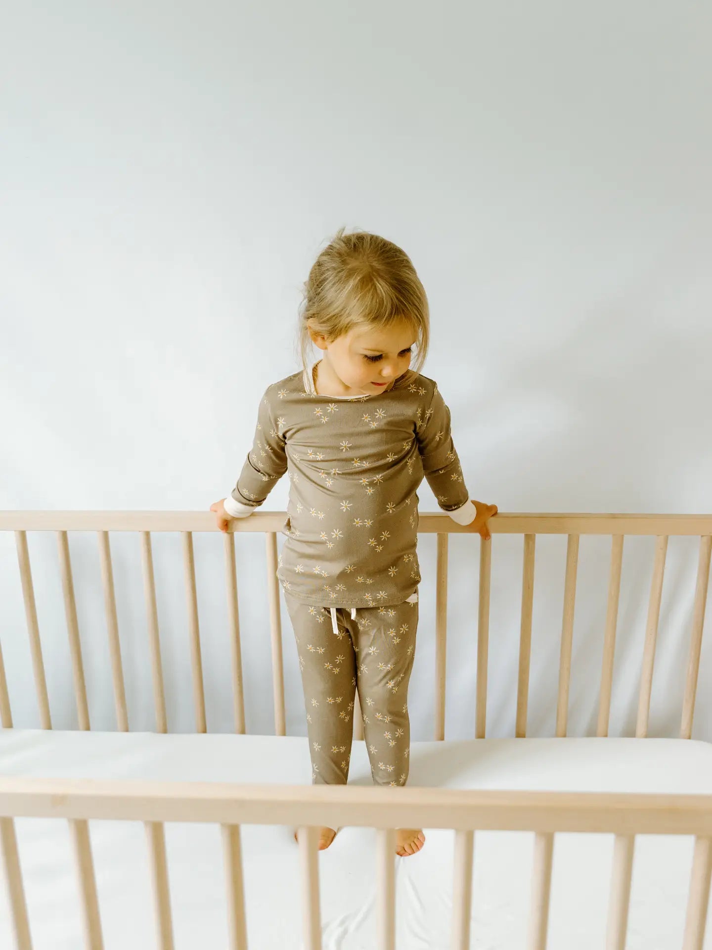 Long Sleeve Pj Pocket Jogger Set -Forest Florals