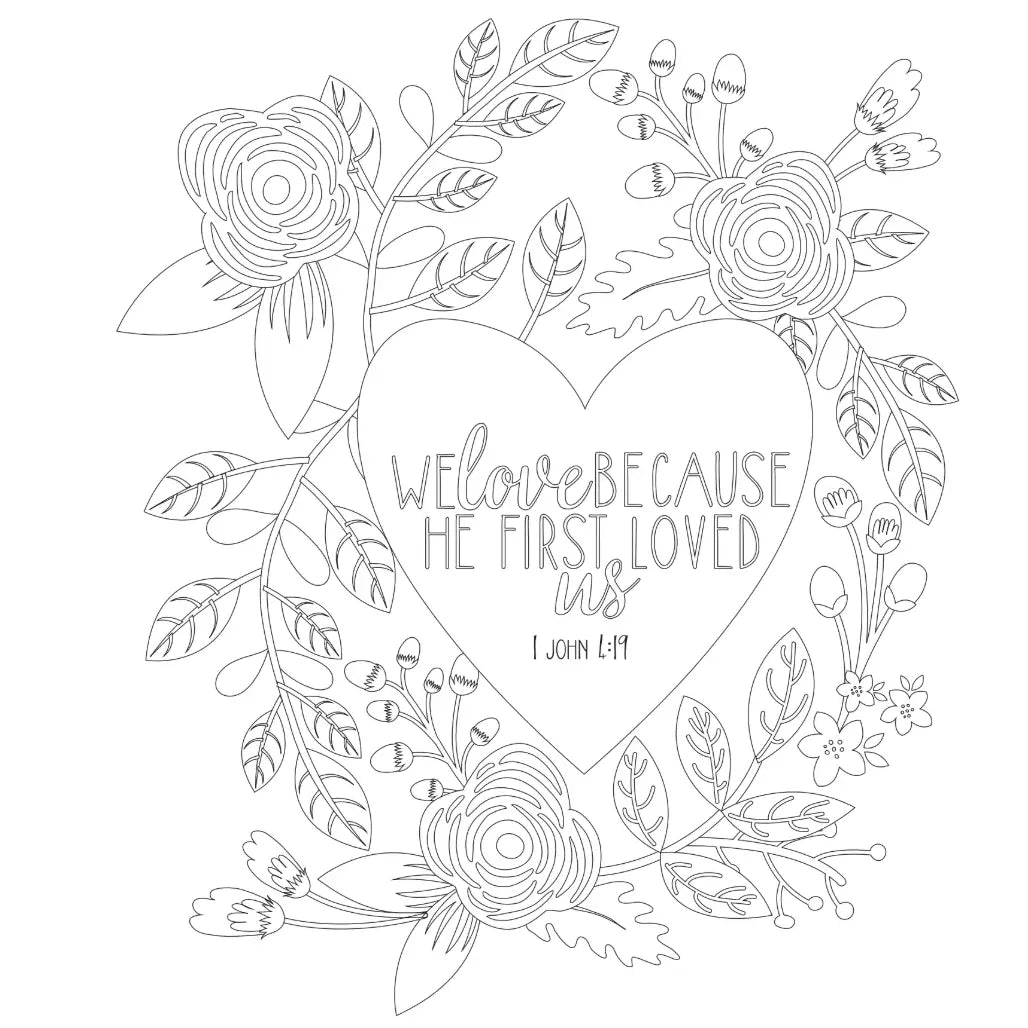 Beauty in the Bible: A Christian Coloring Book