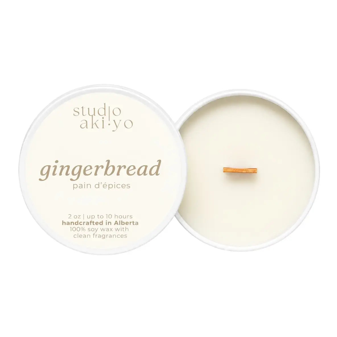 2oz Travel Tin Soy Wax Candle