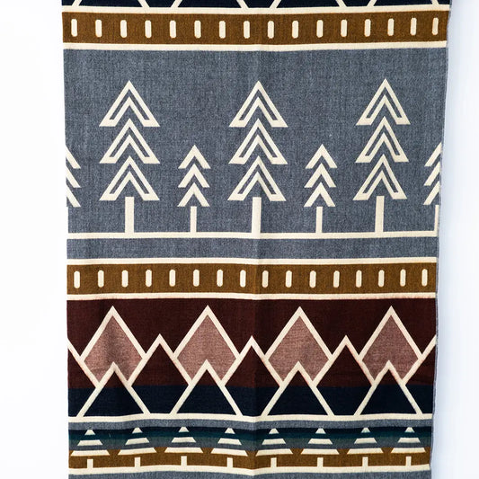 Tree Line Queen Blanket - Subalpine