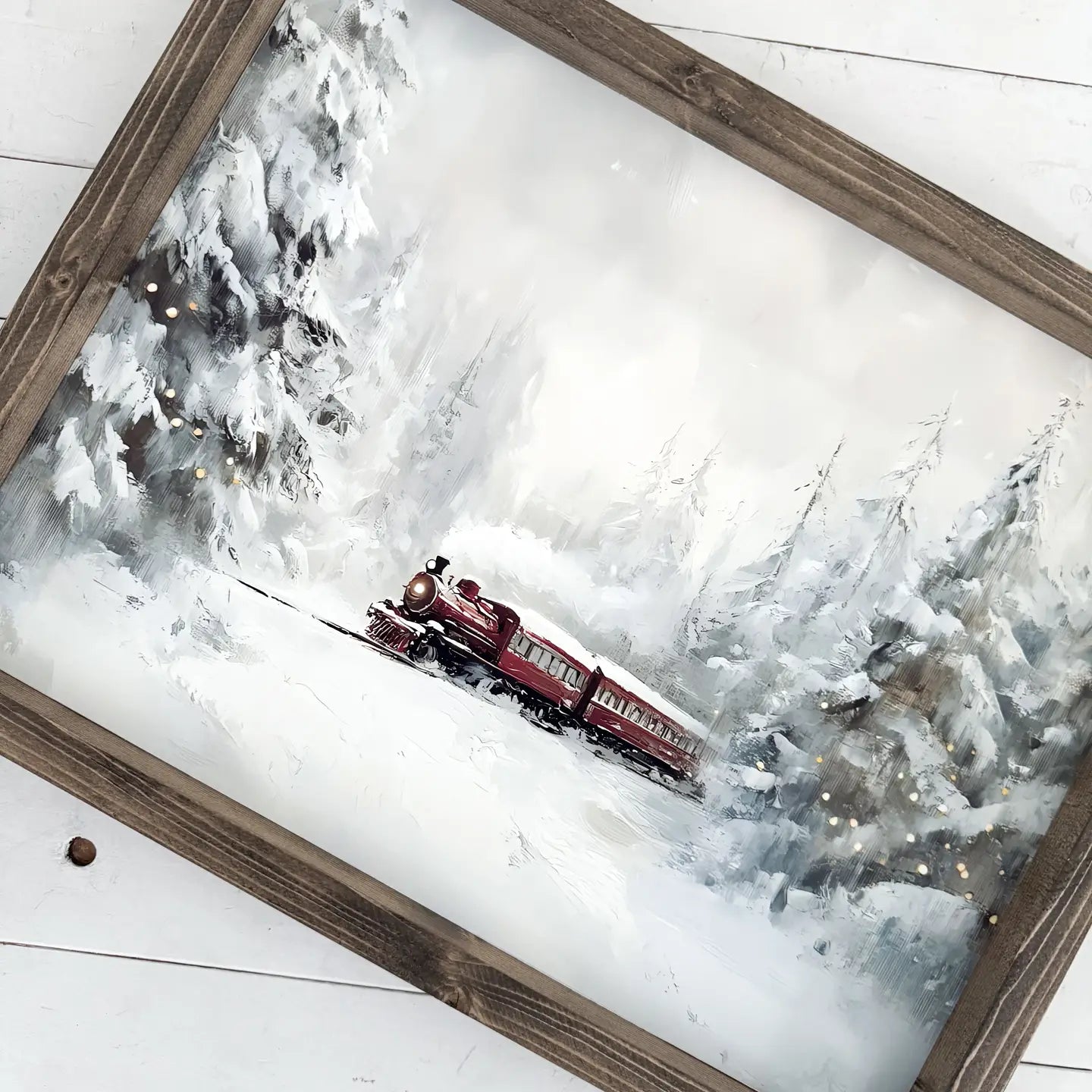 Christmas Train Print
