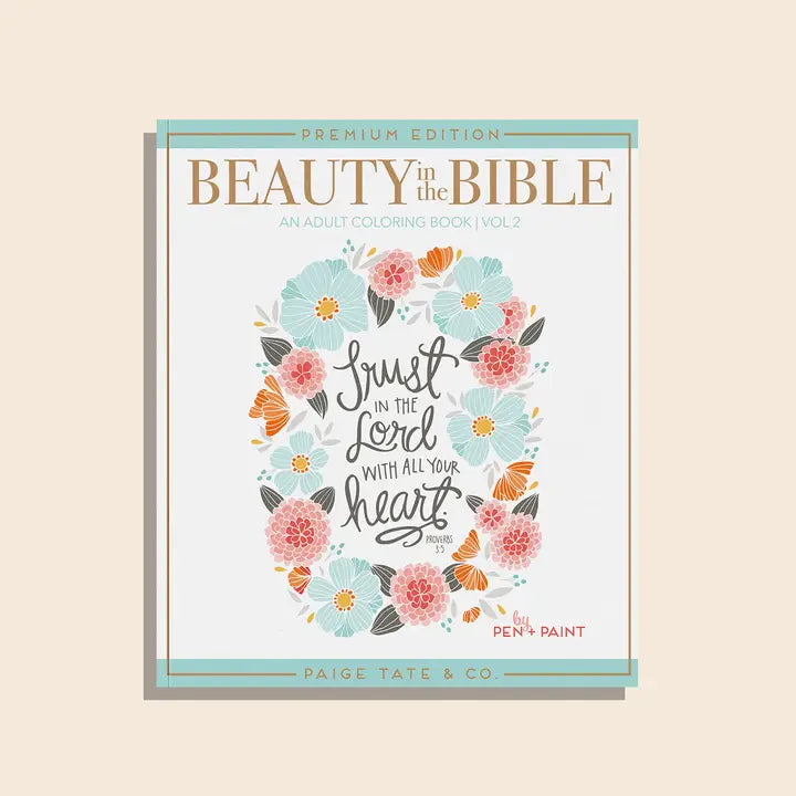 Beauty in the Bible 2: A Christian Coloring Book