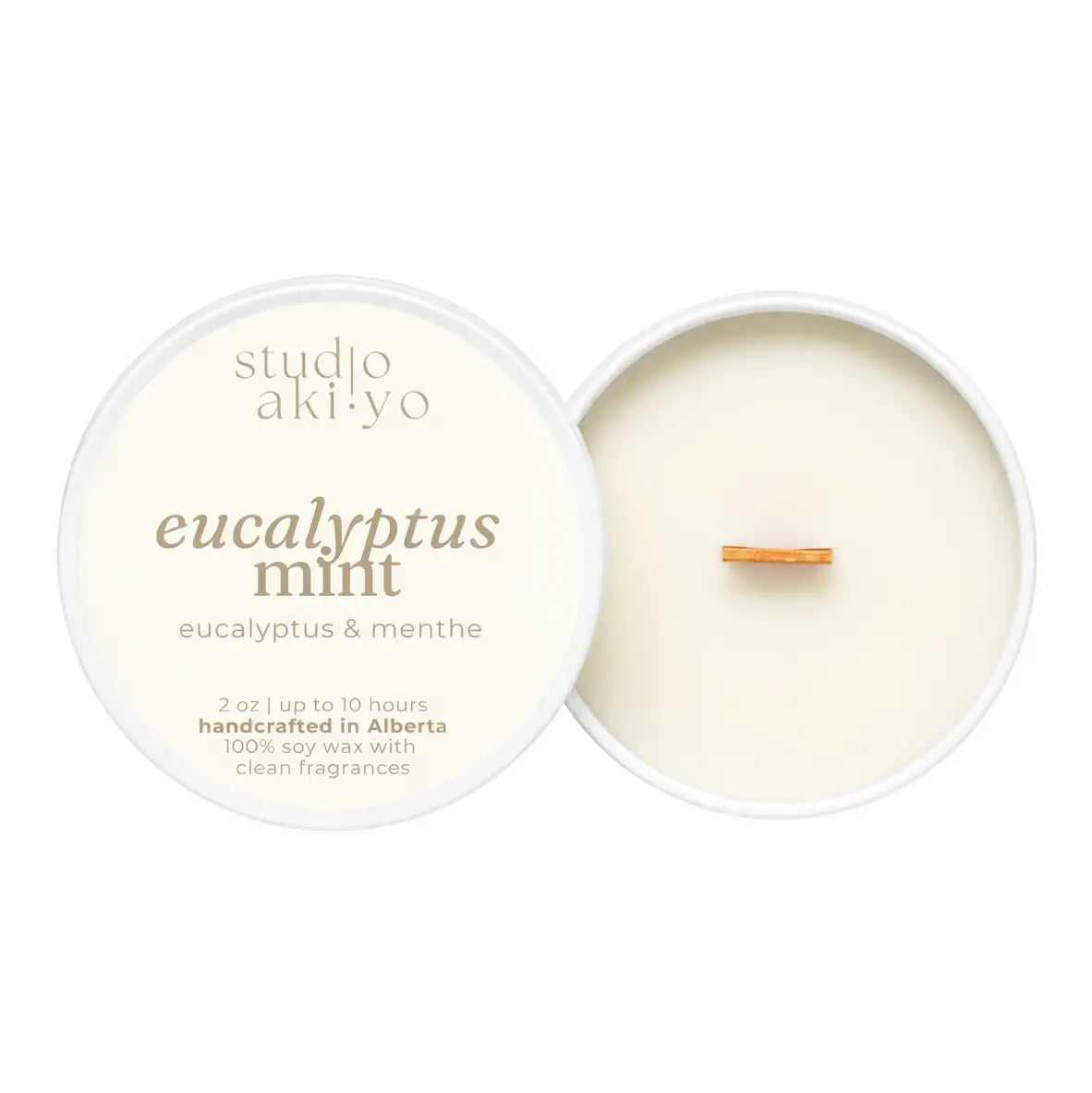 2oz Travel Tin Soy Wax Candle