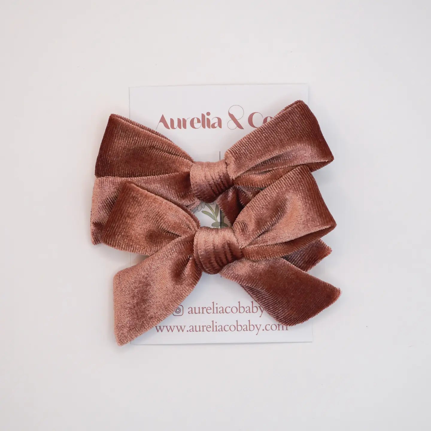 Luxe Velvet Pigtail Hair Bows
