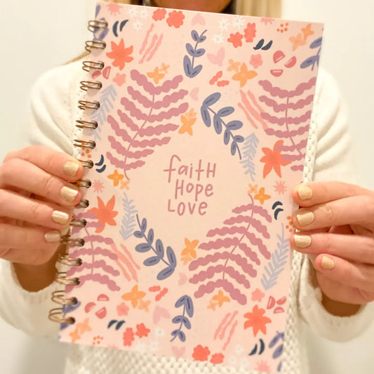 Prayer Journal / Notebook/ Faith Hope Love