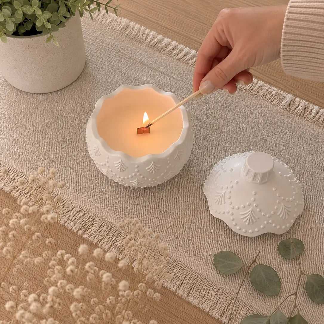 Snowfall Ornament Soy Wax Candle