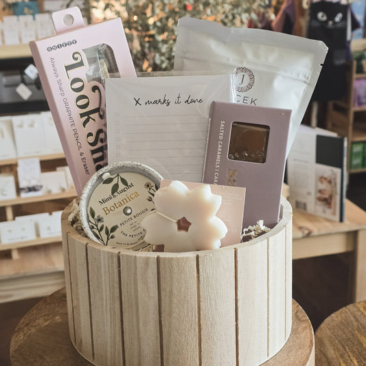 Subtle Pink Gift Basket