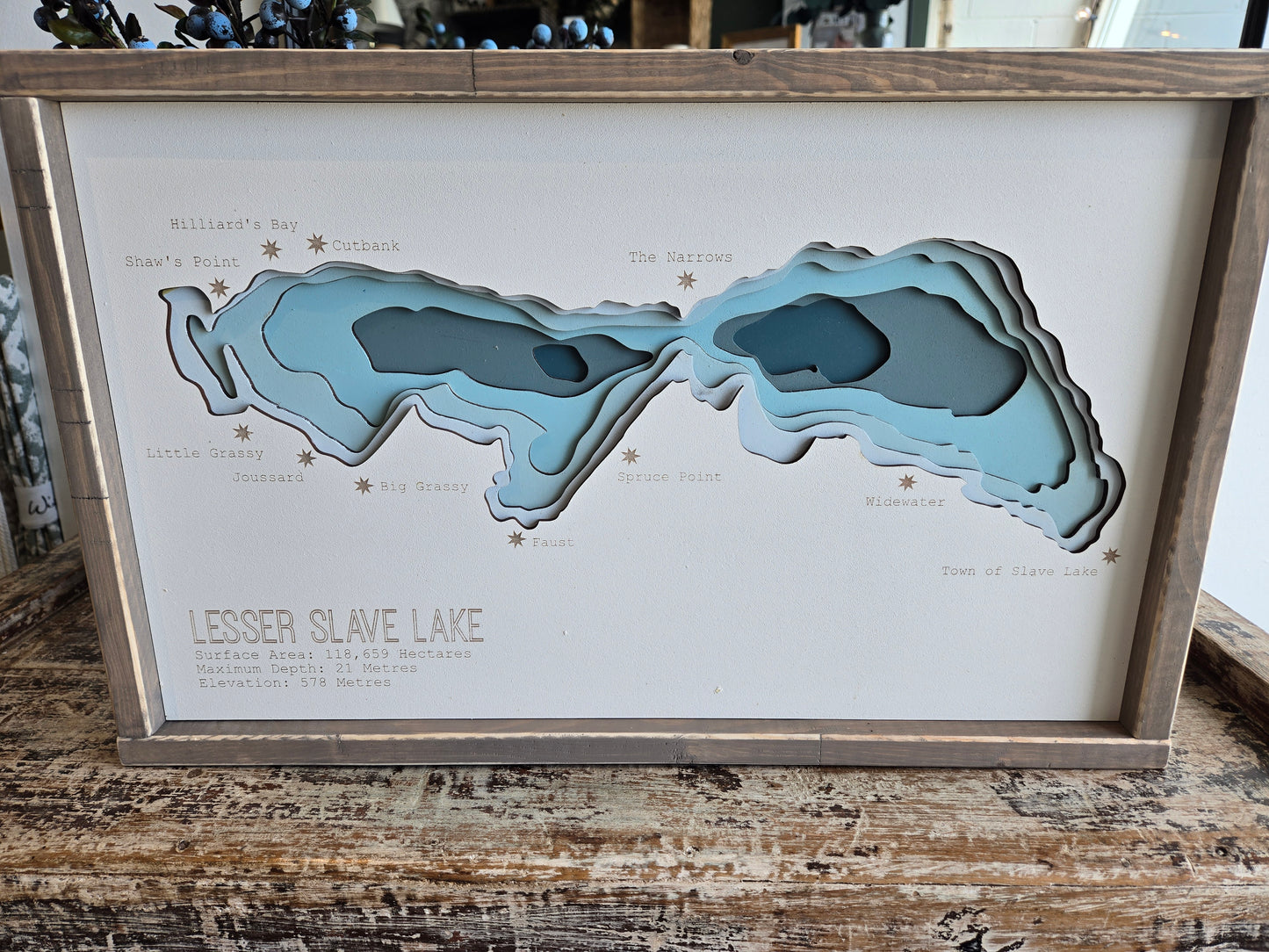 Lesser Slave Lake Bathymetric Frame