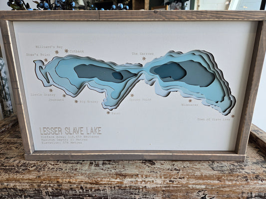 Lesser Slave Lake Bathymetric Frame