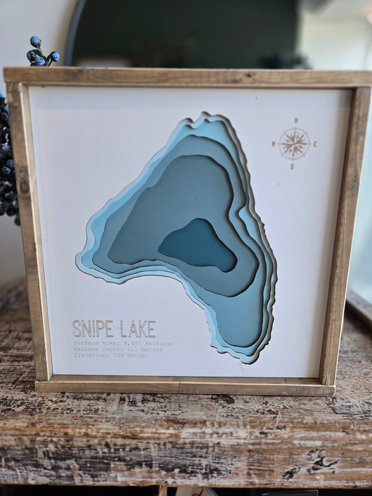 Snipe Lake Bathymetric Frame
