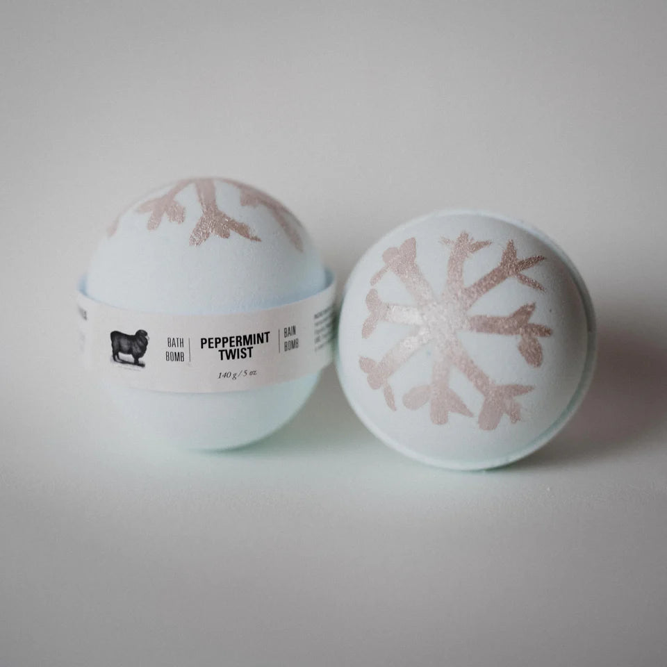 Peppermint Twist Bath Bomb