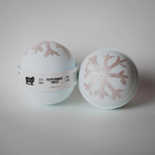 Peppermint Twist Bath Bomb