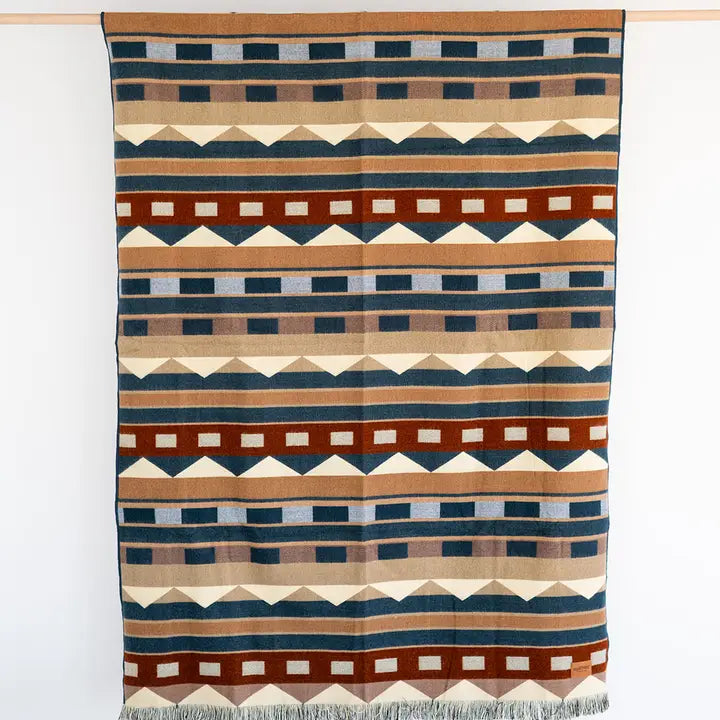 Cottage Line Blanket - Stillwater