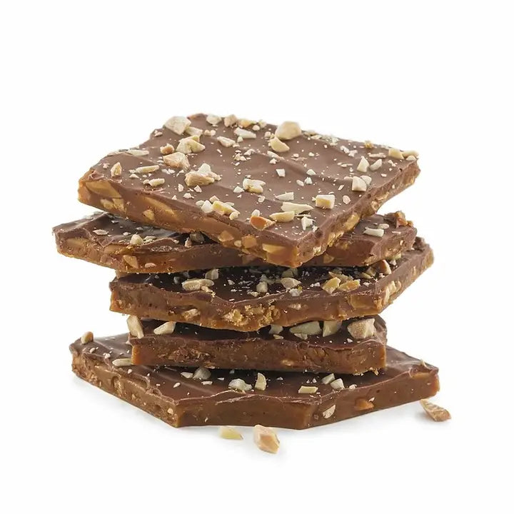 Milk Chocolate Almond Butter Crunch Toffee