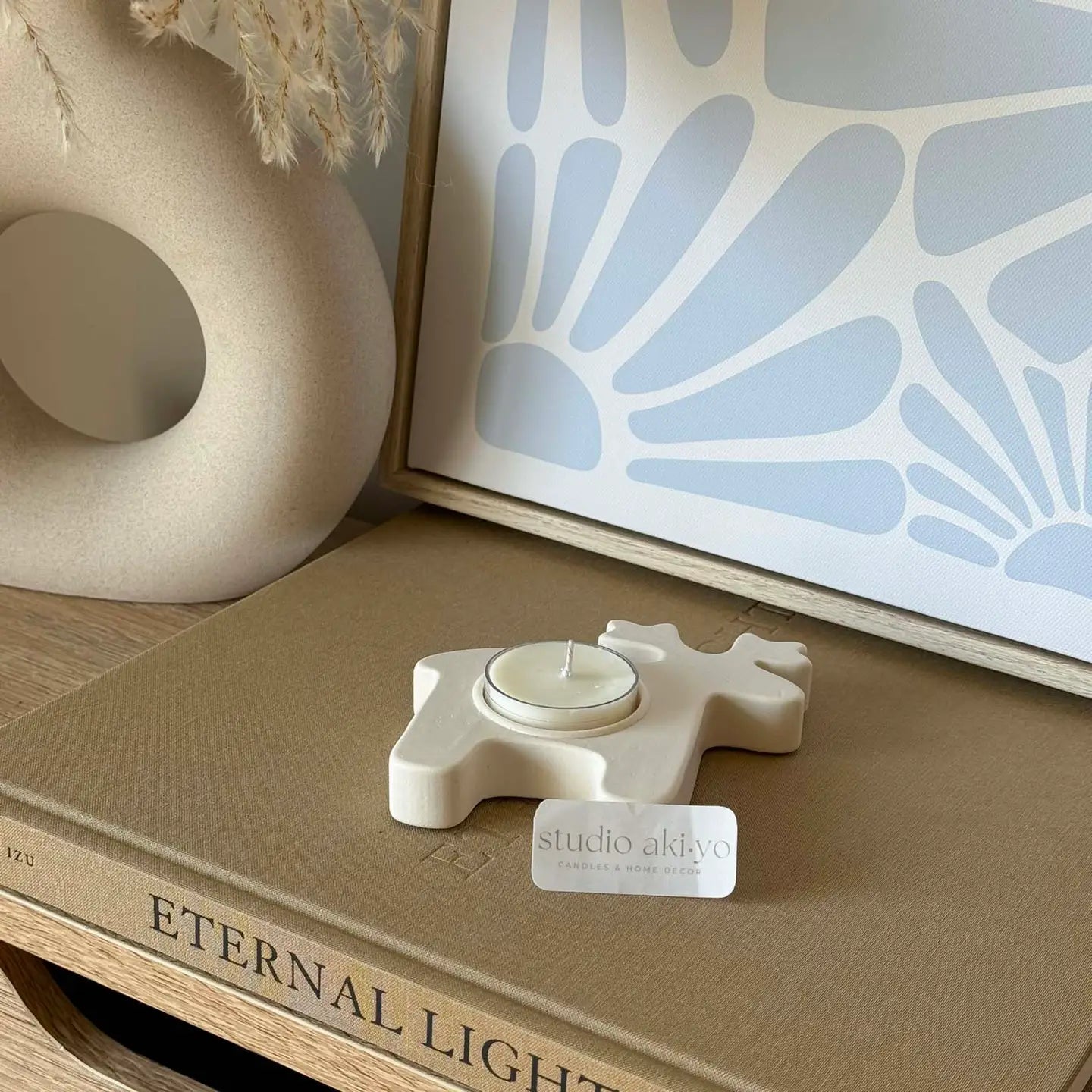 Reindeer Tea Light Candle Holder