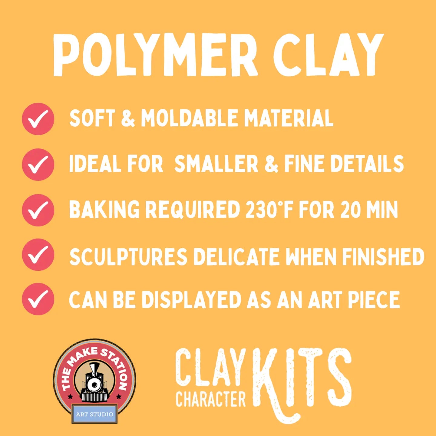 Peter the Polar Bear Diy Polymer Clay Kit