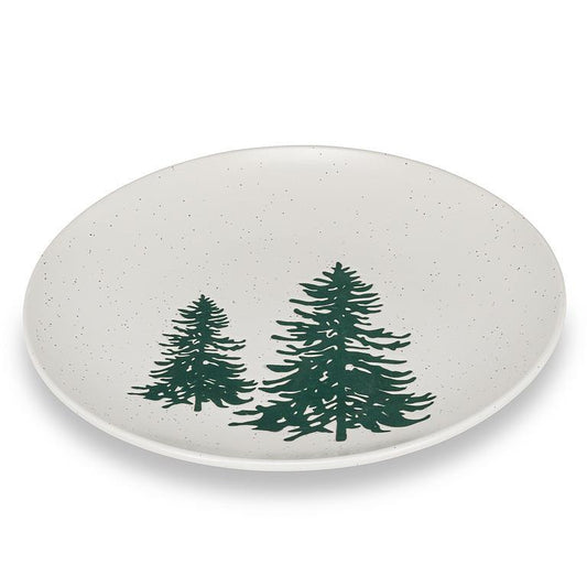 Small Plate with Trees