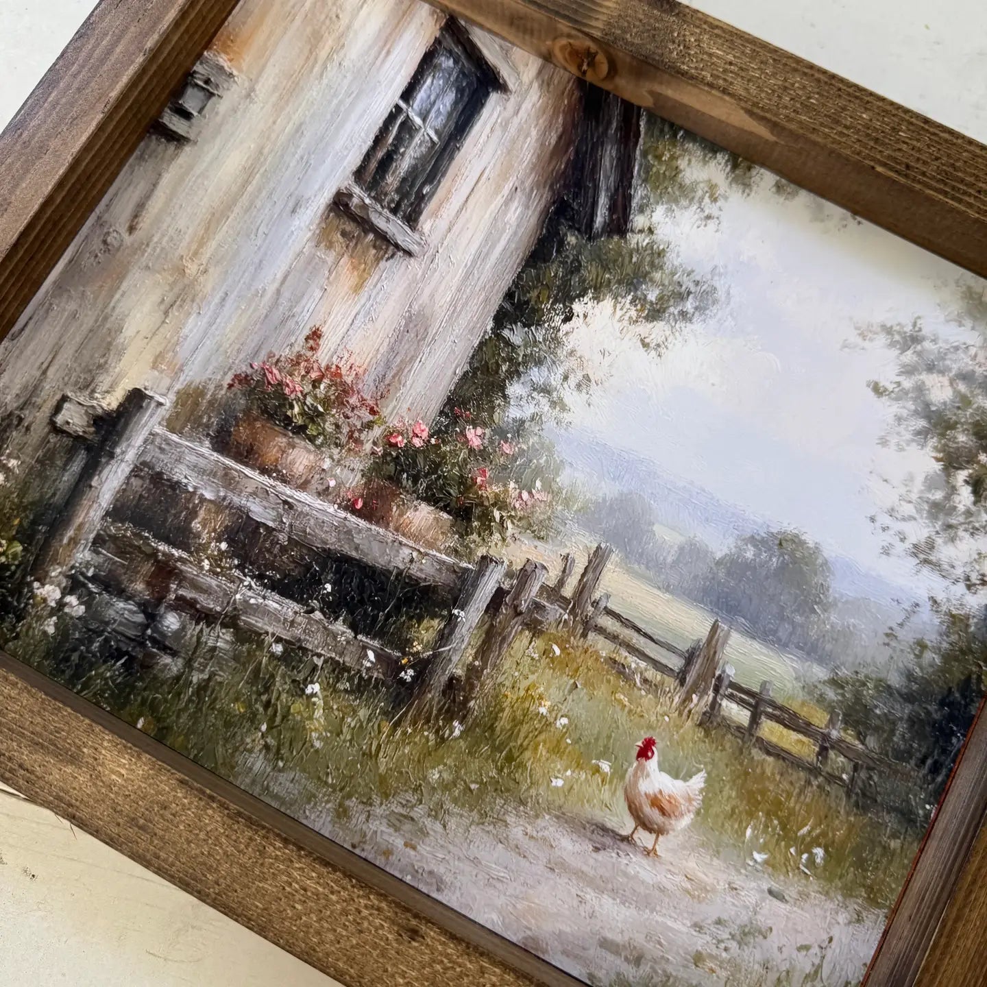 Farmhouse Chicken Print
