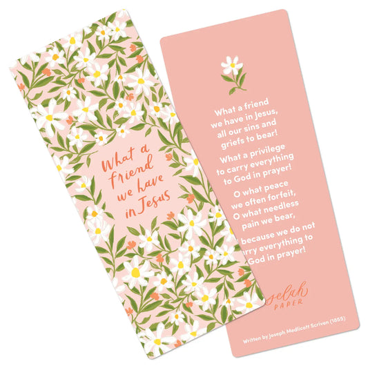 What A Friend We Have in Jesus Hymn Bookmark