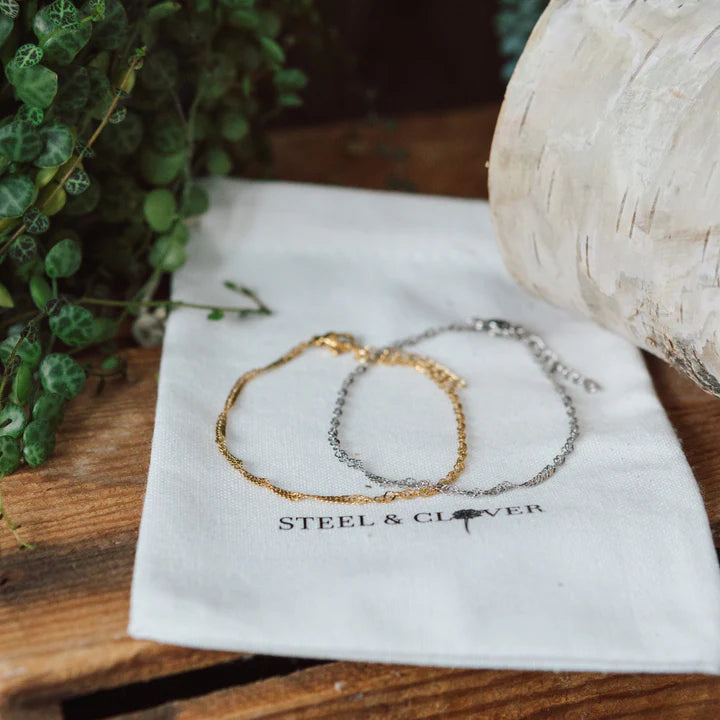 Wesley Diamond Cut Bracelet