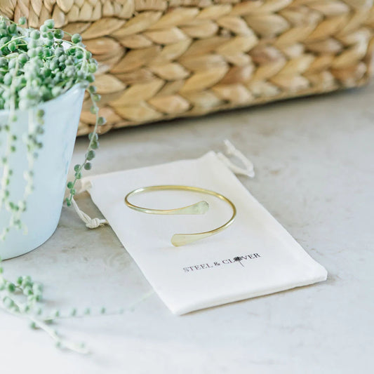 Smoky River Hammered Bracelet