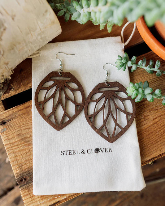 Worsley Wooden Earrings