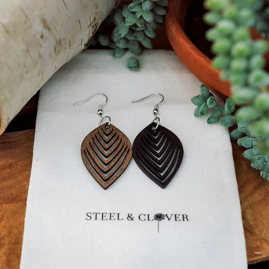 Lymburn Petite Wooden Earrings
