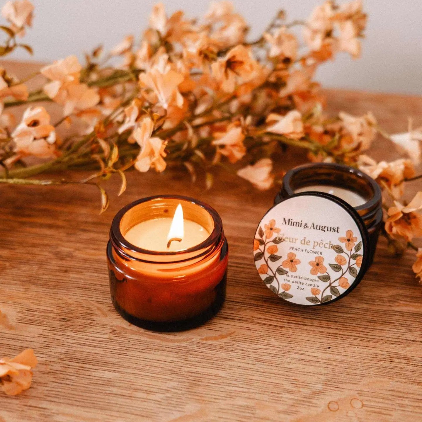 Fleur De Peche Mini Candle