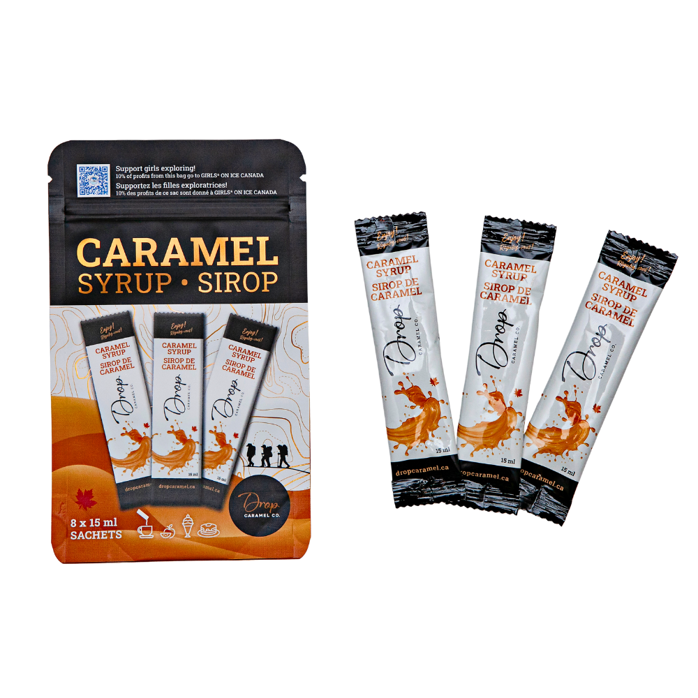 Caramel Syrup Drop Shot