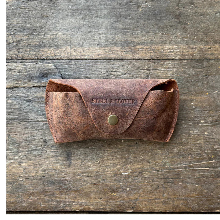 Crooked Creek Leather Sunglass Case