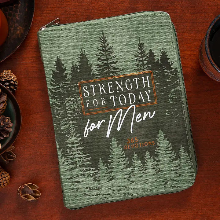 Strength For Today For Men (Zippered Devotional)