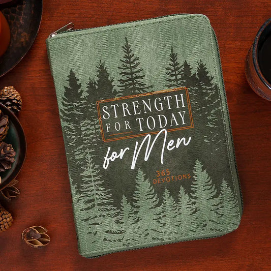 Strength For Today For Men (Zippered Devotional)